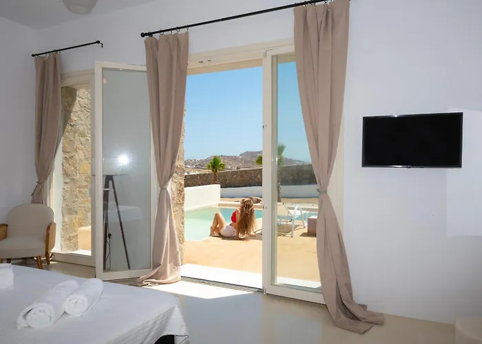Adyton Mykonos Luxury & Pools منزل ريفي